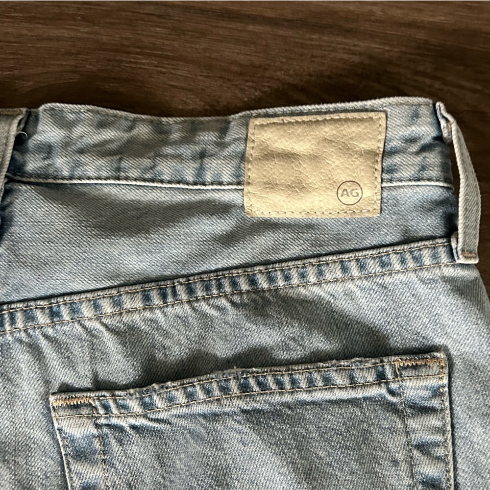 Adriano Goldschmied Light Wash Denim Cut Off Shorts Women 26R - Picture 9 of 10